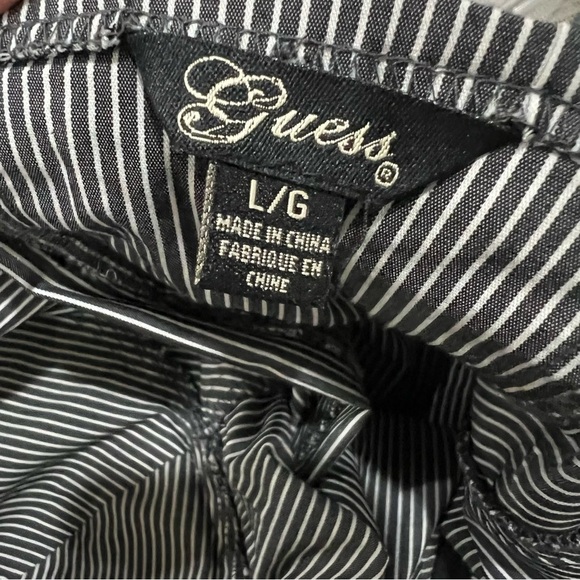 Guess Large Black and White Corset Y2K 90’s Tank Goth Sleeveless Dress Y7 - Picture 3 of 4